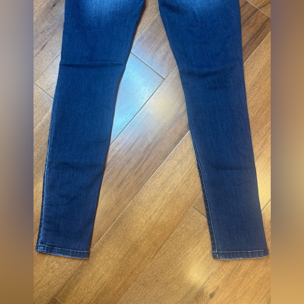 KANCAN Women's Blue Distressed Skinny Jeans - Picture 5 of 8